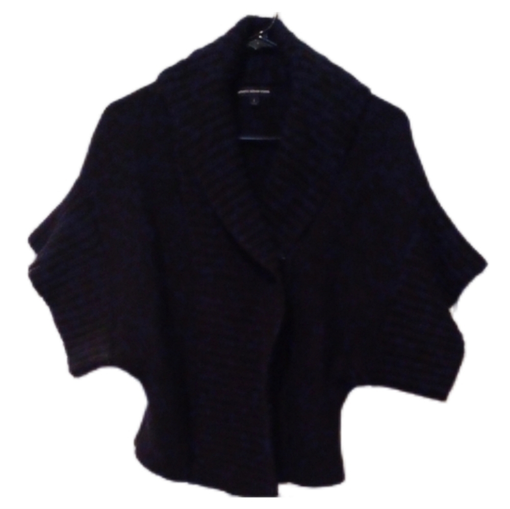 -- Express Black Knit Poncho Sweater Women's Size Small